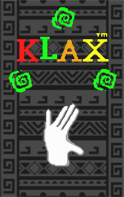 Klax - Screenshot - Game Title