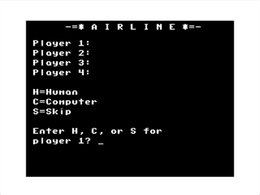 Airline - Screenshot - Game Select Image