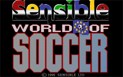 Sensible World of Soccer: European Championship Edition - Screenshot - Game Title Image