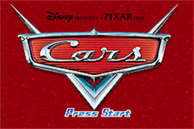 Cars - Screenshot - Game Title Image