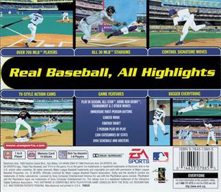 Triple Play 99 - Box - Back Image