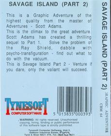 Savage Island: Part Two - Box - Back Image