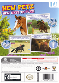 Petz: Horsez 2 - Box - Back Image