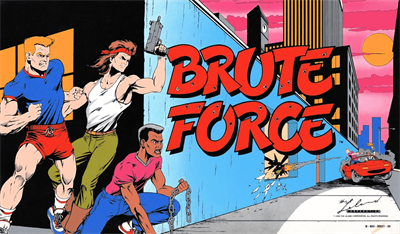 Brute Force - Arcade - Marquee Image