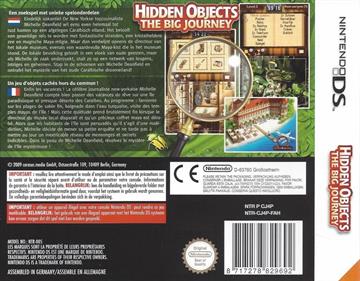 Hidden Objects: The Big Journey - Box - Back Image