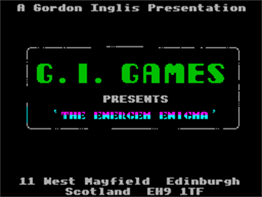 The Energem Enigma - Screenshot - Game Title Image