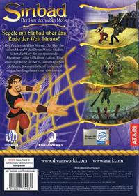 Sinbad: Legend of the Seven Seas - Box - Back Image