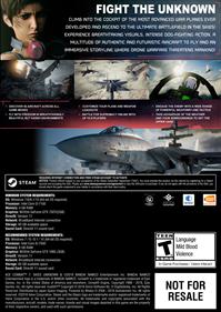 Ace Combat 7: Skies Unknown - Fanart - Box - Back