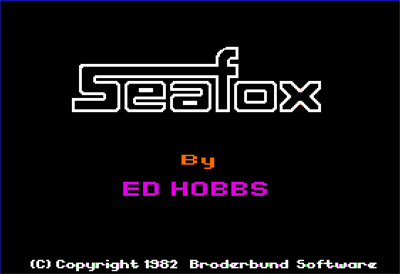 Seafox - Screenshot - Game Title Image