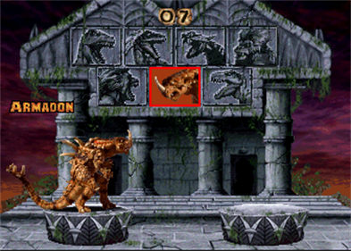 Primal Rage - Screenshot - Game Select Image