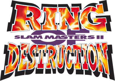 Ring of Destruction: Slammasters II - Clear Logo Image