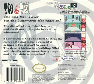 Spy vs Spy - Box - Back Image