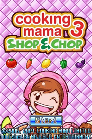Cooking Mama 3: Shop & Chop - Screenshot - Game Title Image