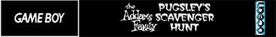 The Addams Family: Pugsley's Scavenger Hunt - Banner Image