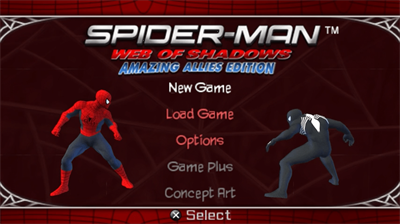 Spider-Man Web of Shadows: Amazing Allies Edition - Screenshot - Game Title Image