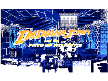 Indiana Jones and the Fate of Atlantis - Screenshot - Game Title Image