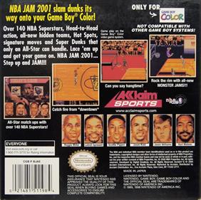 NBA Jam 2001 - Box - Back Image