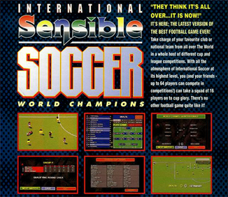 International Sensible Soccer: World Champions - Box - Back Image