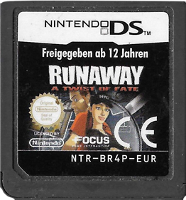 Runaway: A Twist of Fate - Cart - Front Image