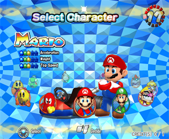 Mario Kart Arcade GP - Screenshot - Game Select Image