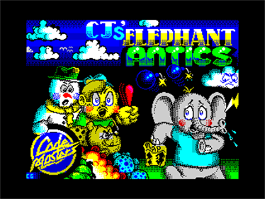 CJ's Elephant Antics - Screenshot - Game Title Image