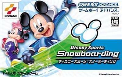 Disney Sports: Snowboarding - Box - Front Image