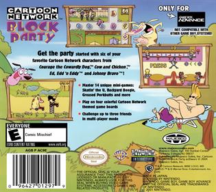 Cartoon Network Block Party - Box - Back Image