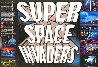 Taito's Super Space Invaders - Advertisement Flyer - Front Image