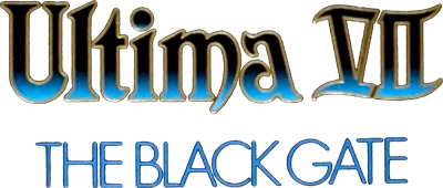 Ultima: The Black Gate - Clear Logo Image