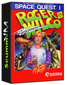 Space Quest 1: Roger Wilco in the Sarien Encounter - Box - 3D Image