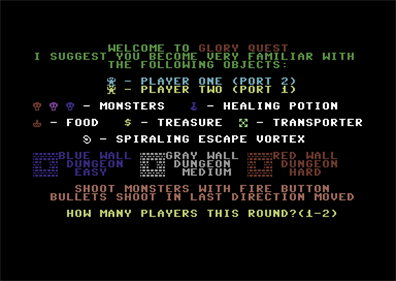 Glory Quest - Screenshot - Game Select Image