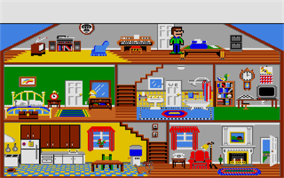 Little Computer People - Screenshot - Gameplay Image
