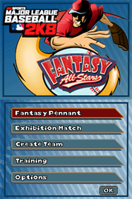 Major League Baseball 2K8: Fantasy All-Stars - Screenshot - Game Title Image