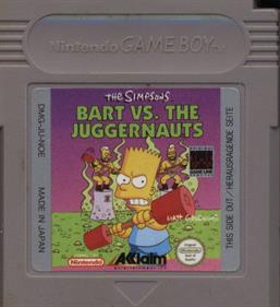 The Simpsons: Bart vs. the Juggernauts - Cart - Front Image