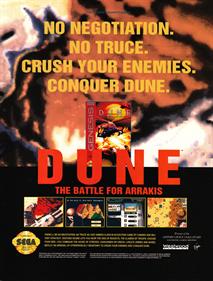 Dune: The Battle for Arrakis - Advertisement Flyer - Front Image