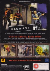 Manhunt - Box - Back Image