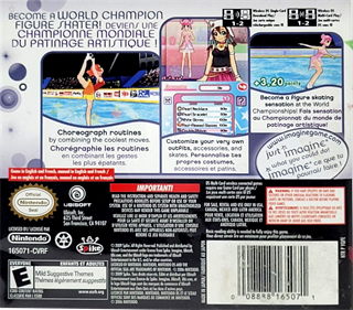 Imagine: Ice Champions - Box - Back Image