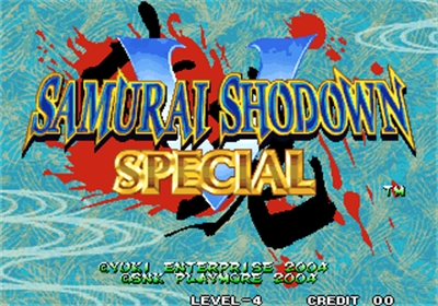 Samurai Shodown V Special - Screenshot - Game Title Image