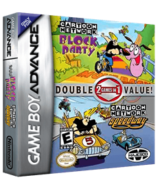 2 Games in 1: Cartoon Network Block Party / Cartoon Network Speedway - Box - 3D Image