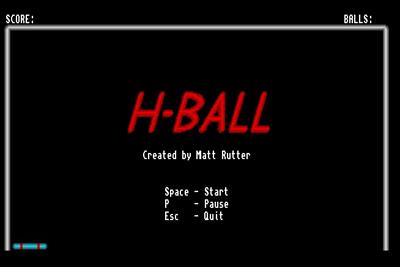H-Ball - Screenshot - Game Title Image