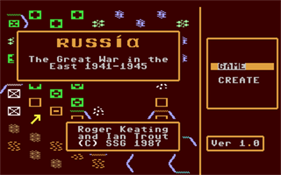 Russia: The Great War in the East 1941-1945 - Screenshot - Game Title Image