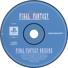 Final Fantasy Origins - Disc Image
