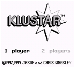 Klustar - Screenshot - Game Title Image