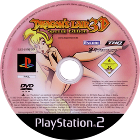 Dragon's Lair 3D: Special Edition - Disc Image