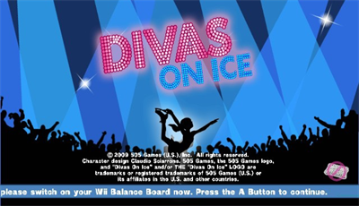 Diva Girls: Divas on Ice - Screenshot - Game Title Image