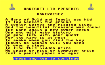 Hareraiser: Prelude - Screenshot - Game Title Image