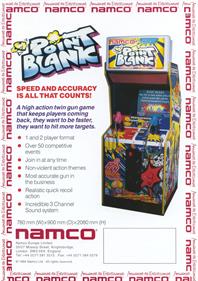 Point Blank - Advertisement Flyer - Front Image