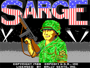 Sarge - Screenshot - Game Title Image