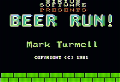 Beer Run - Screenshot - Game Title Image