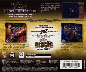 Disney's Treasure Planet Training Academy - Box - Back Image